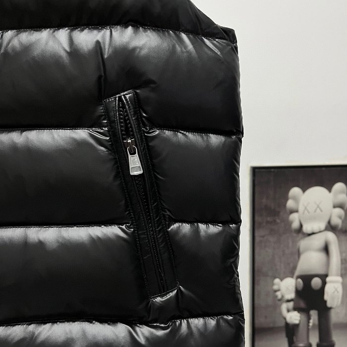 Clothing Moncler classic Maya sleeveless puffer vest Black