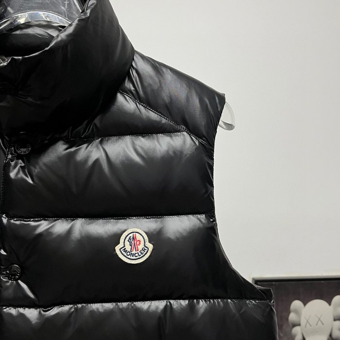 Clothing Moncler classic Maya sleeveless puffer vest Black