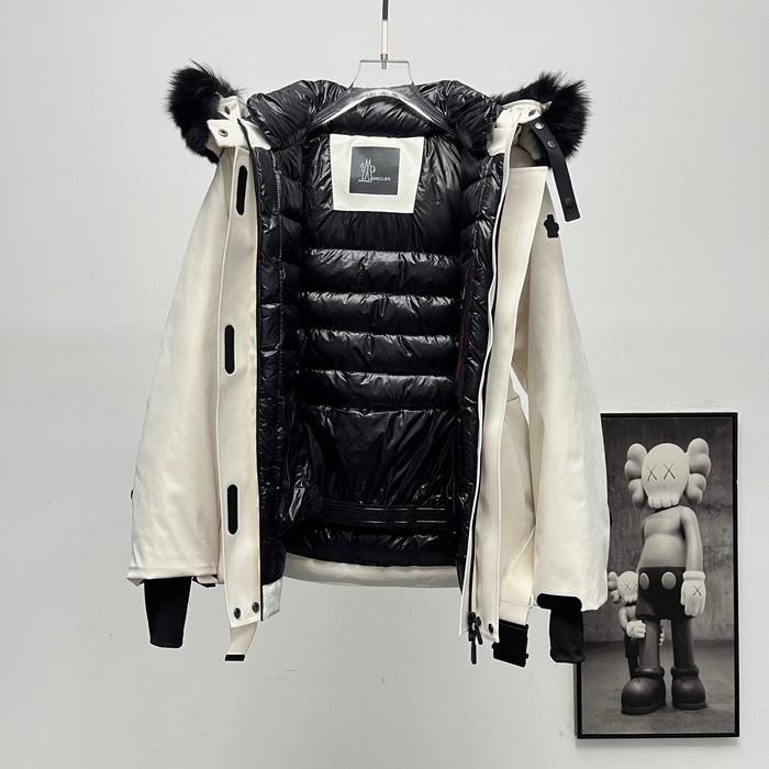 Clothing Moncler classic ski jacket White