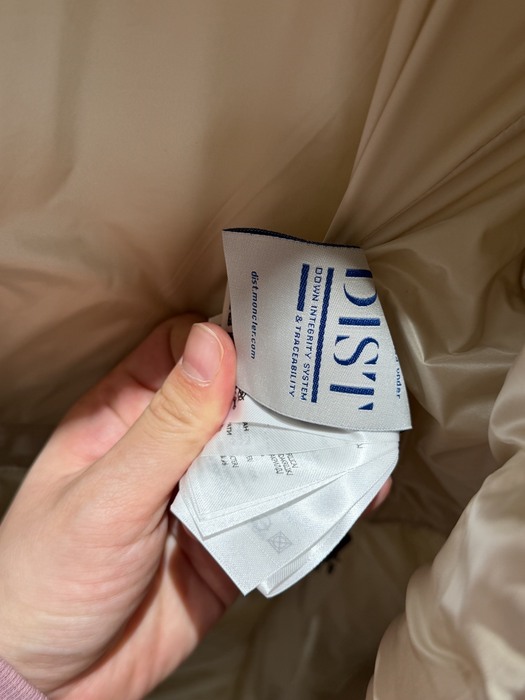 Clothing Moncler down coat Beige