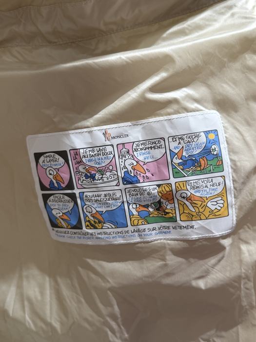 Clothing Moncler down coat Beige