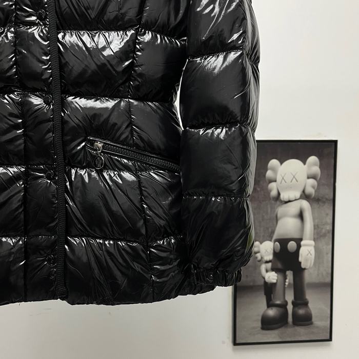 Clothing Moncler down jacket with hood Black