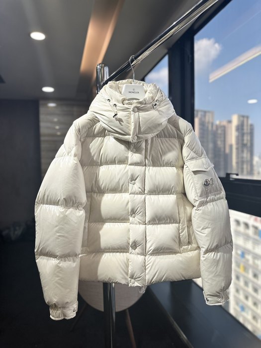 Clothing Moncler down jacket White 001