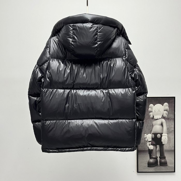 Clothing Moncler hooded down jacket Black