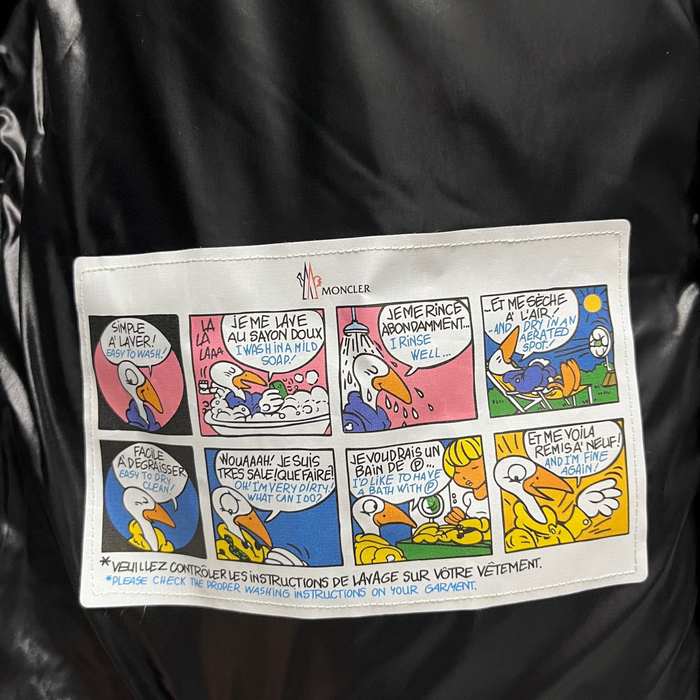 Clothing Moncler hooded down jacket Black