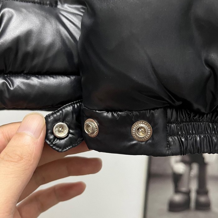 Clothing Moncler hooded down jacket Black