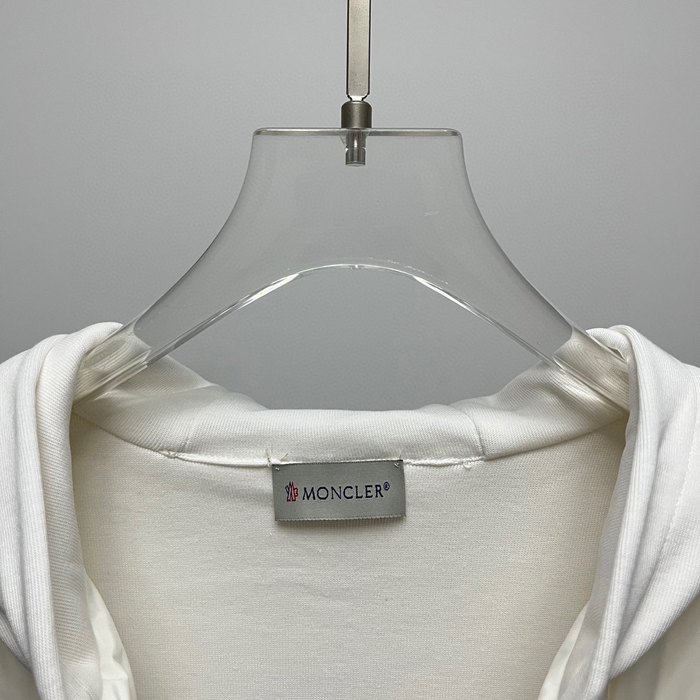 Clothing Moncler hooded down jacket White 001