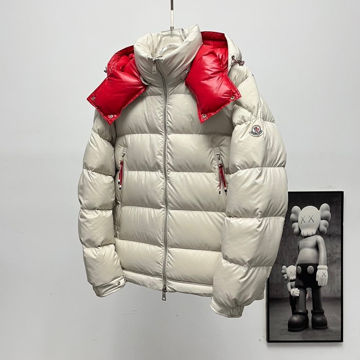 Clothing Moncler hooded down jacket White