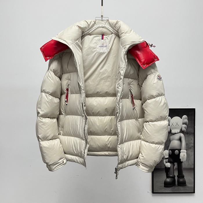 Clothing Moncler hooded down jacket White