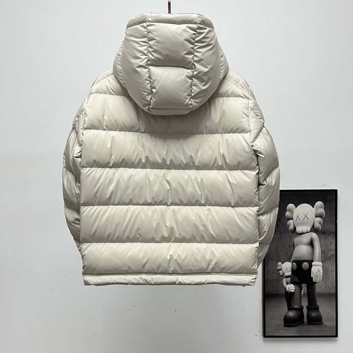 Clothing Moncler hooded down jacket White
