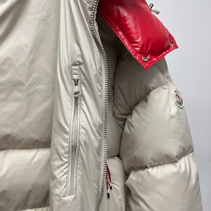 Clothing Moncler hooded down jacket White