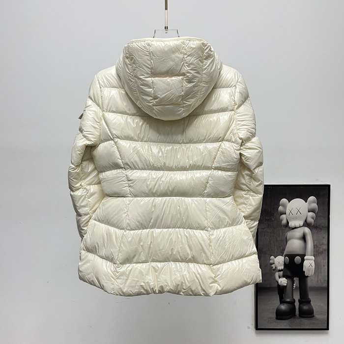 Clothing Moncler hooded puffer jacket Beige