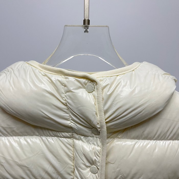 Clothing Moncler hooded puffer jacket Beige