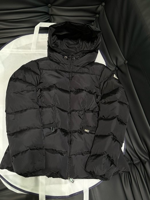 Clothing Moncler hooded puffer jacket Black 001