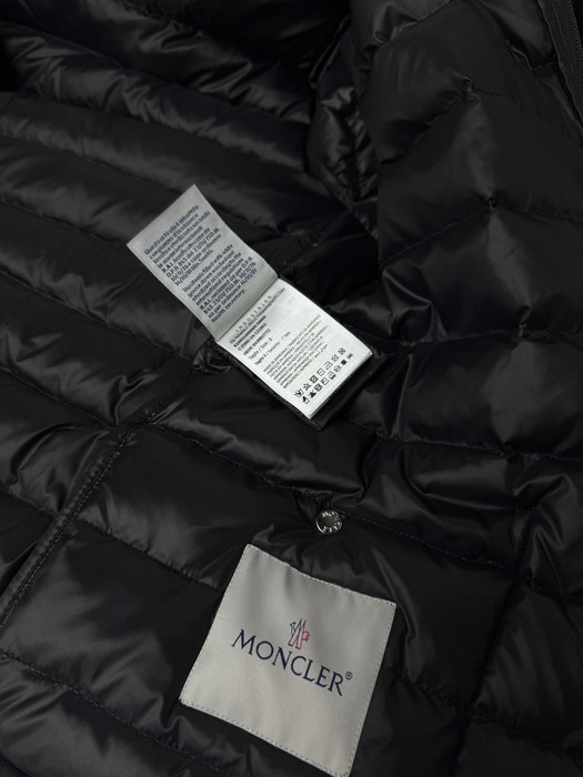 Clothing Moncler hooded puffer jacket Black