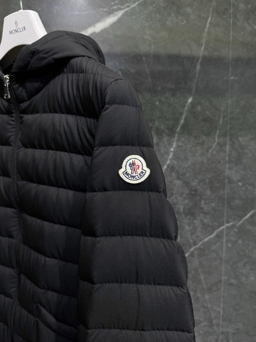 Clothing Moncler hooded puffer jacket Black