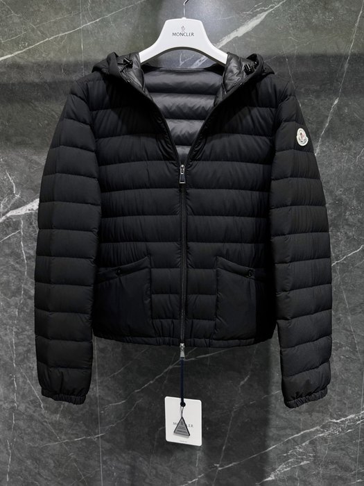 Clothing Moncler hooded puffer jacket Black