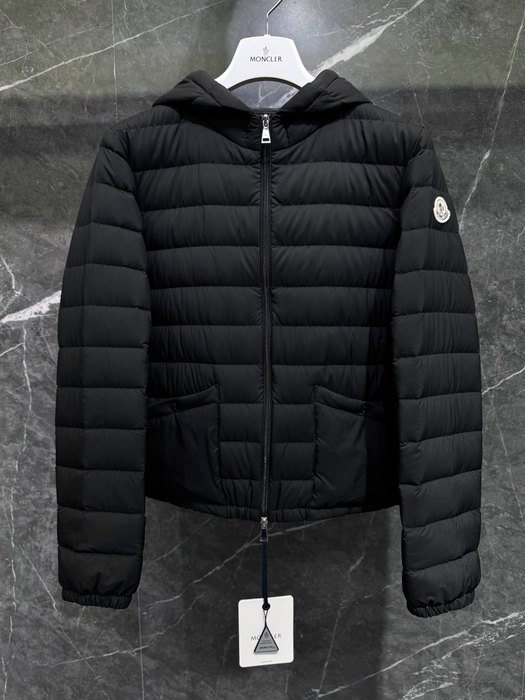 Clothing Moncler hooded puffer jacket Black