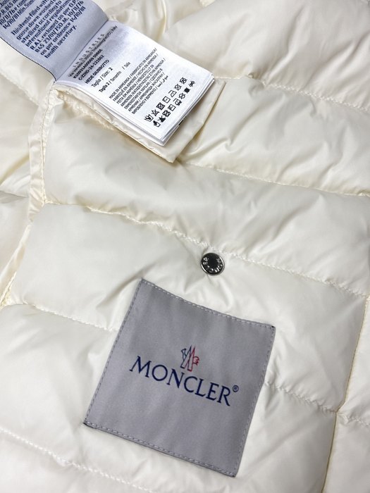 Clothing Moncler hooded puffer jacket White 001