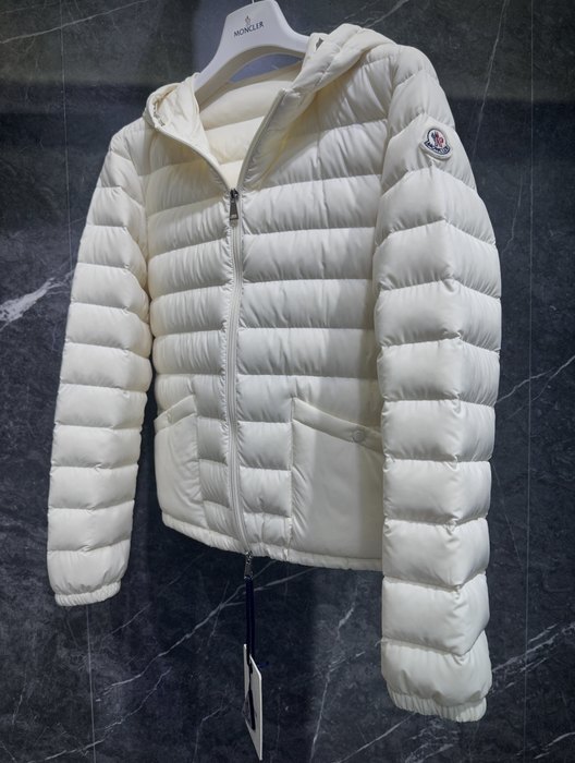 Clothing Moncler hooded puffer jacket White 001