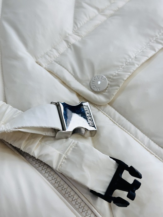 Clothing Moncler hooded puffer jacket White 002