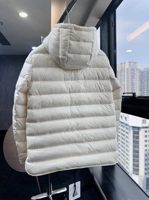 Clothing Moncler hooded puffer jacket White 002