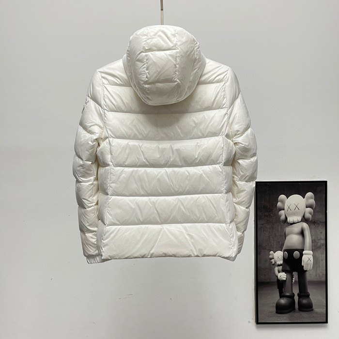 Clothing Moncler hooded puffer jacket White