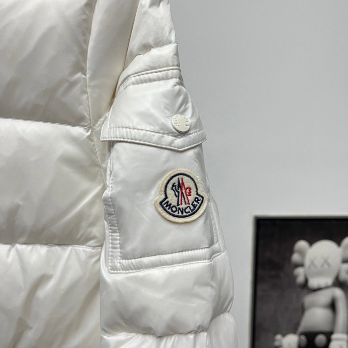 Clothing Moncler hooded puffer jacket White