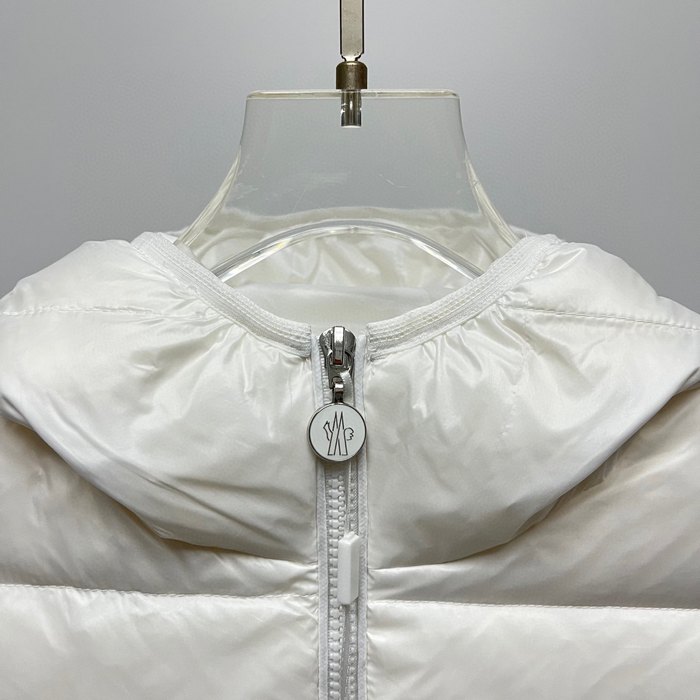 Clothing Moncler hooded puffer jacket White