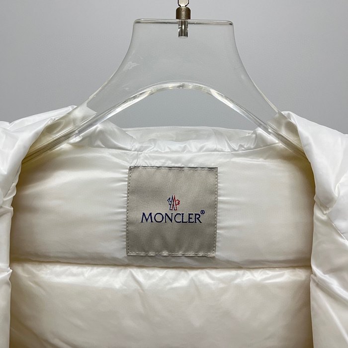 Clothing Moncler hooded puffer jacket White