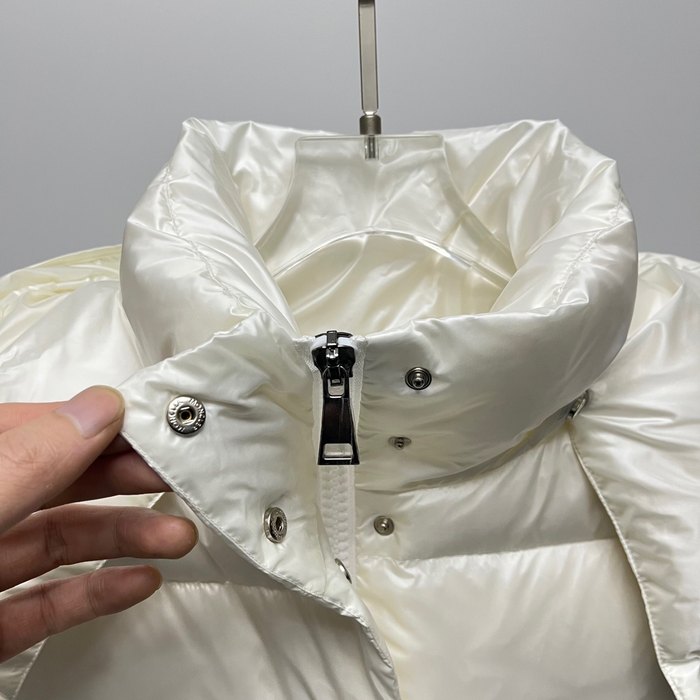 Clothing Moncler long down coat with hood White