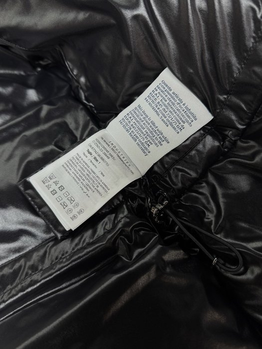 Clothing Moncler long down coat Black 002