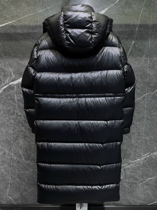 Clothing Moncler long down coat Black 002