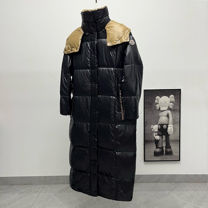 Clothing Moncler long down coat Black