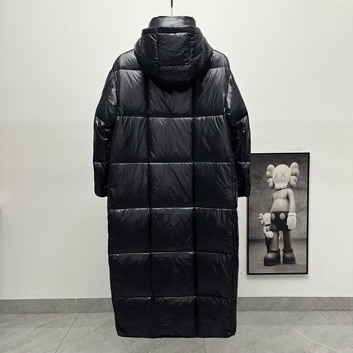 Clothing Moncler long down coat Black