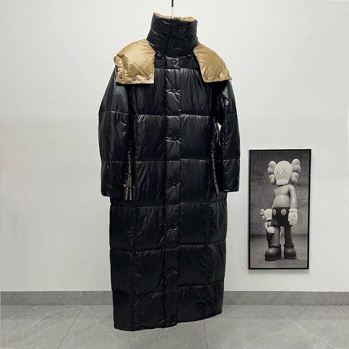 Clothing Moncler long down coat Black