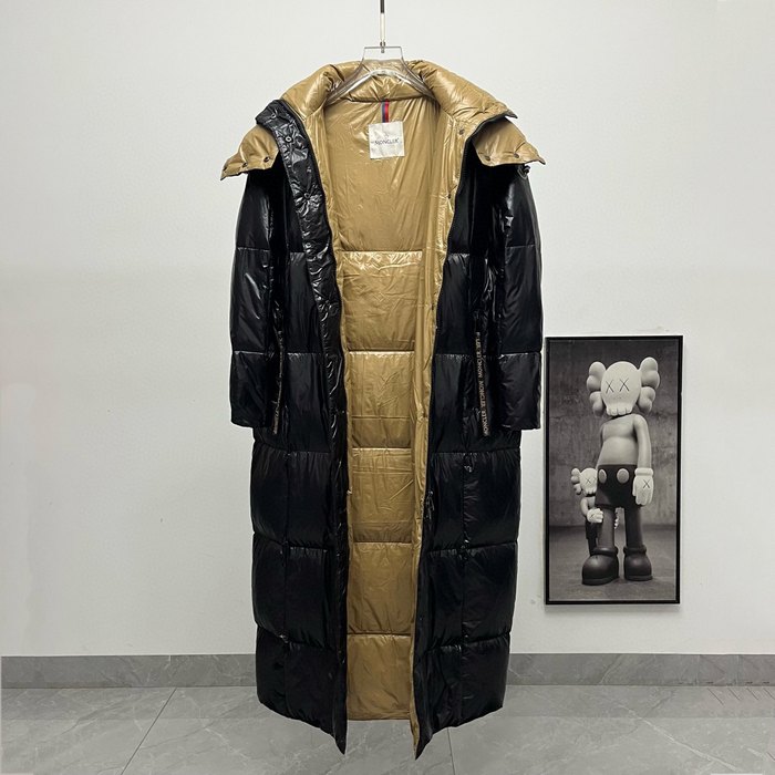 Clothing Moncler long down coat Black