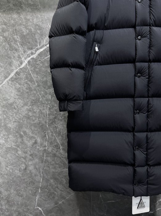 Clothing Moncler long down jacket Black 001