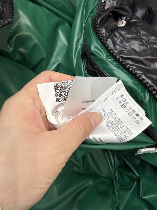 Clothing Moncler long down jacket Black 002