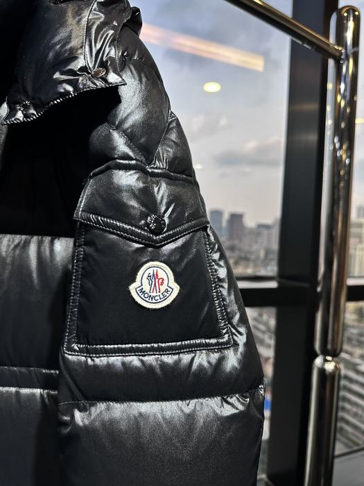 Clothing Moncler long padded coat Black 002