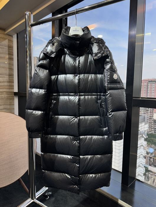 Clothing Moncler long padded coat Black 002