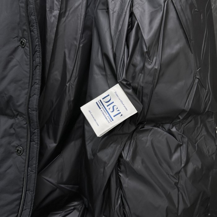 Clothing Moncler long padded coat Black