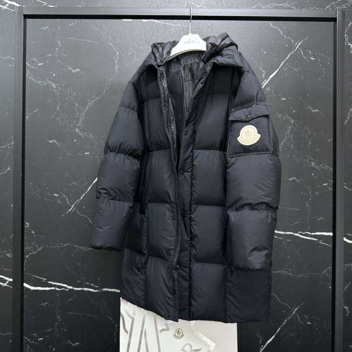 Clothing Moncler long padded coat Black