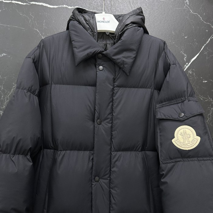 Clothing Moncler long padded coat Black
