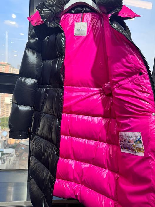 Clothing Moncler long padded down coat Black