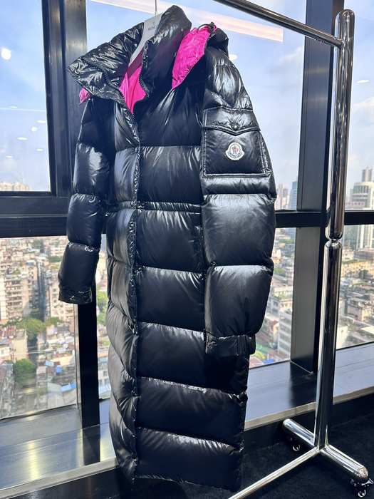 Clothing Moncler long padded down coat Black