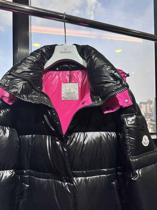 Clothing Moncler long padded down coat Black