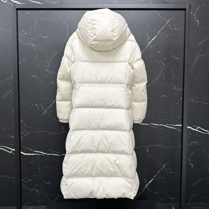 Clothing Moncler long padded down coat White