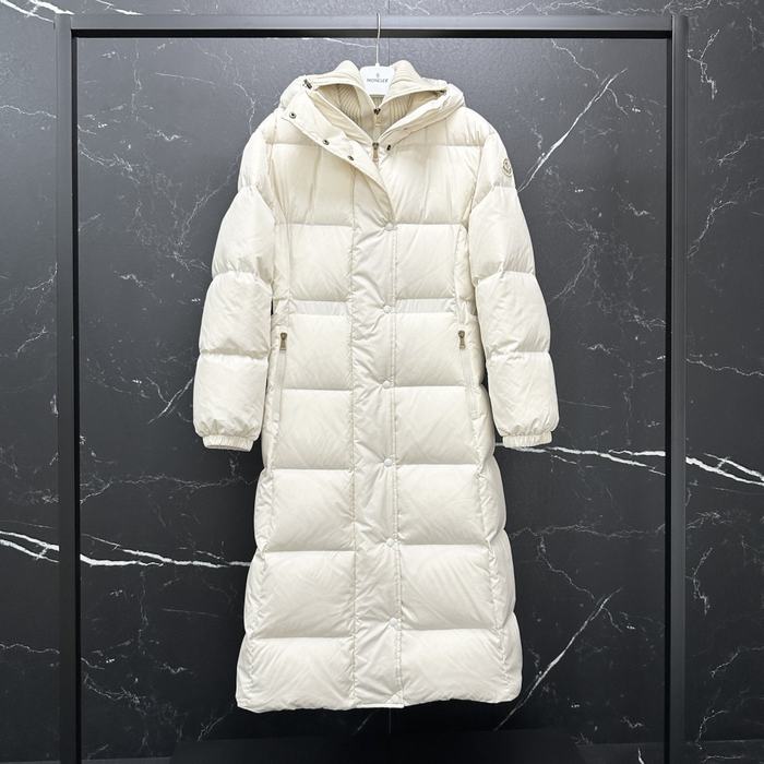 Clothing Moncler long padded down coat White