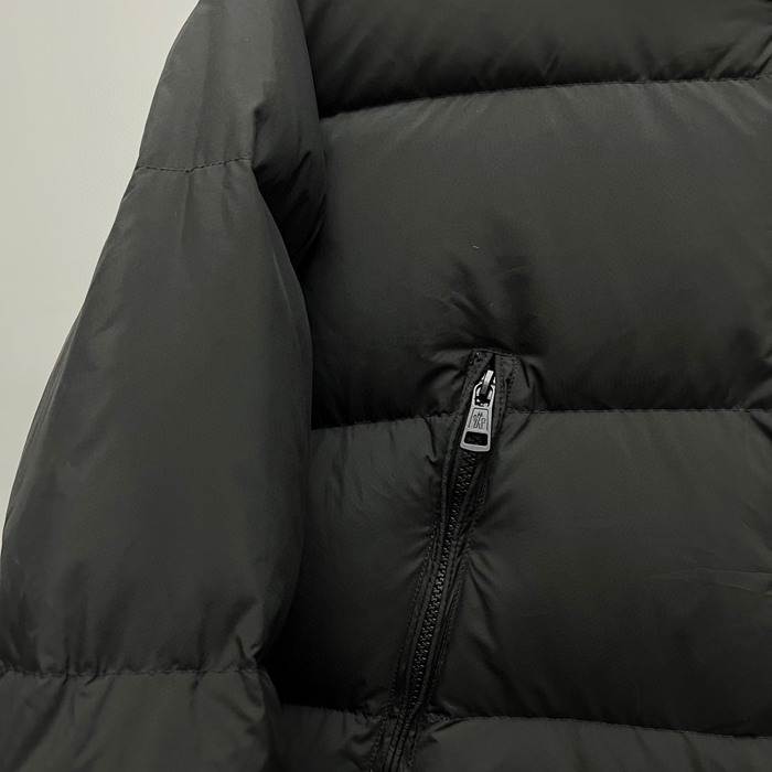 Clothing Moncler long padded hooded coat Black